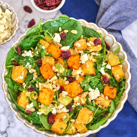 Roast Pumpkin Salad With Feta