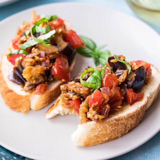 Eggplant Bruschetta