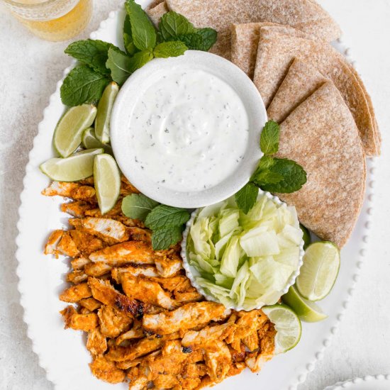 Chicken Peri Peri Shawarma