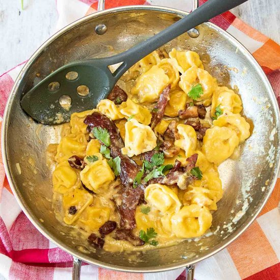 Cheese Tortellini Carbonara