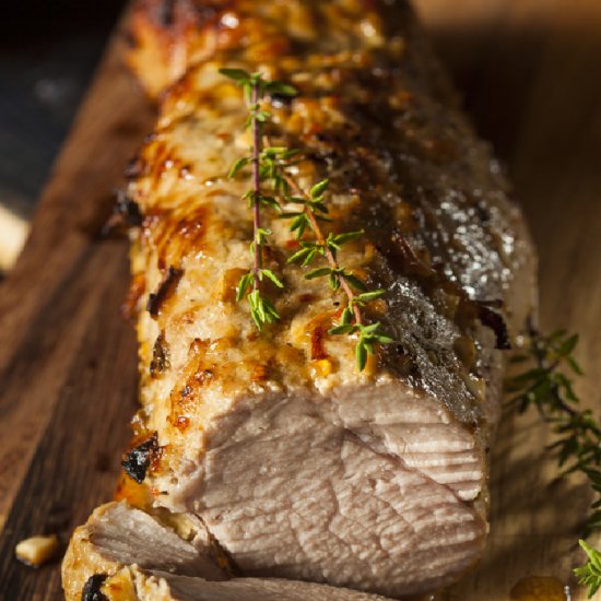 Roasted Pork Tenderloin with Herbs