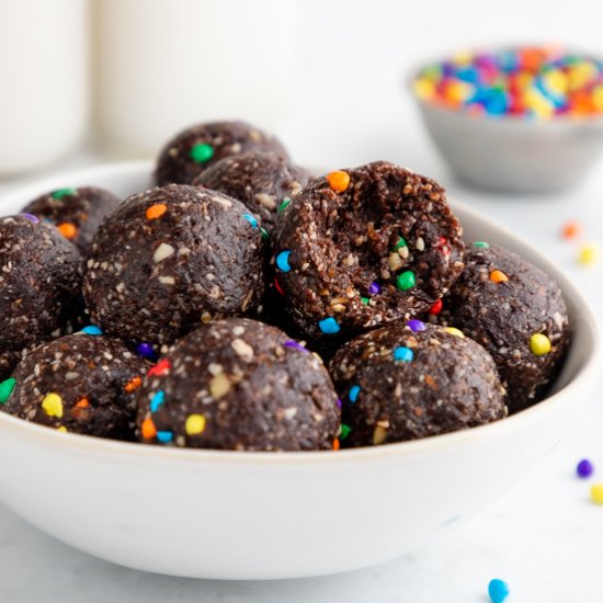 Cosmic Brownie Bites (Healthy & GF)