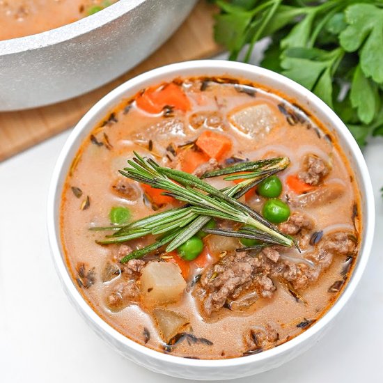 LOW-CARB SHEPHERDS PIE SOUP