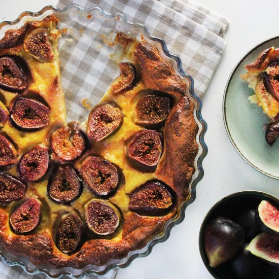 Fig clafoutis