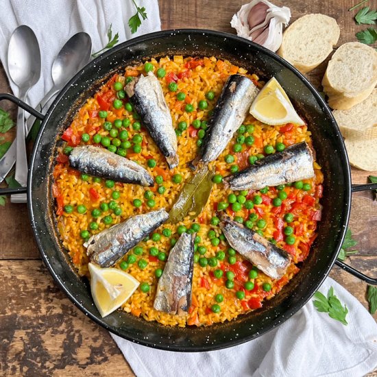 Spanish Rice with Sardines