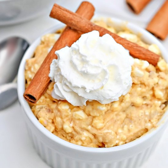 PUMPKIN PUDDING WITH COTTAGE CHEESE