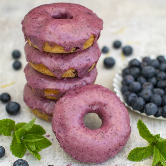 Blueberry Donuts