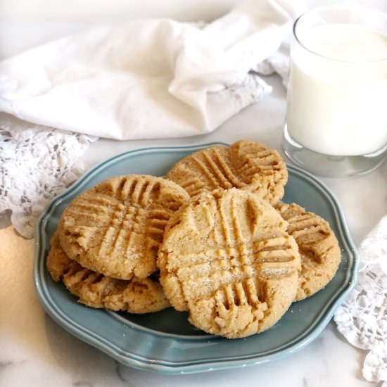 Chewy Peanut Butter Cookies