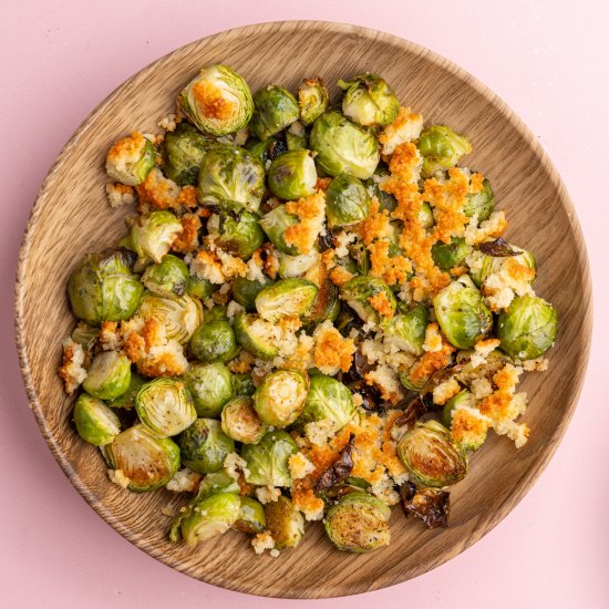 Parmesan Crusted Brussels Sprouts