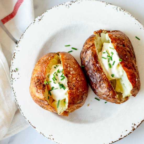 Air Fryer Baked Potatoes