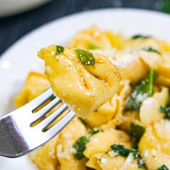 Tortellini Pasta with Brown Butter