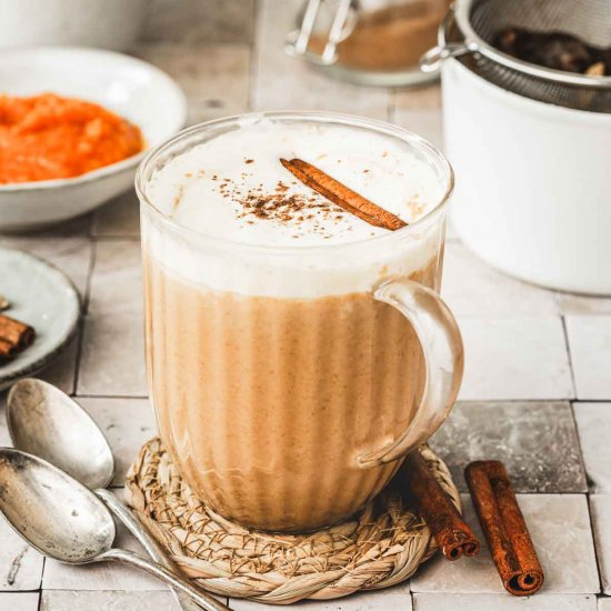 Pumpkin chai latte