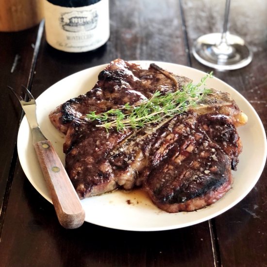 Perfect Grilled T-Bone Steak