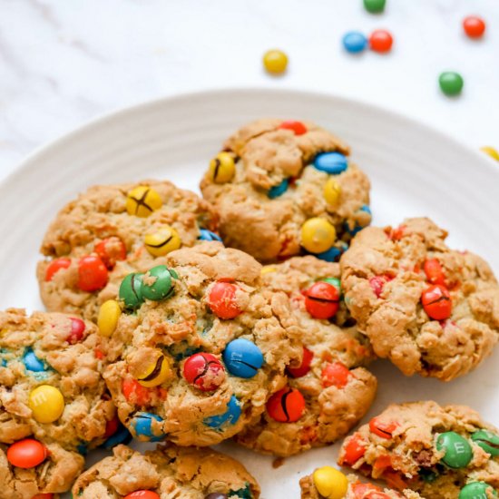 Oatmeal M&M Cookies