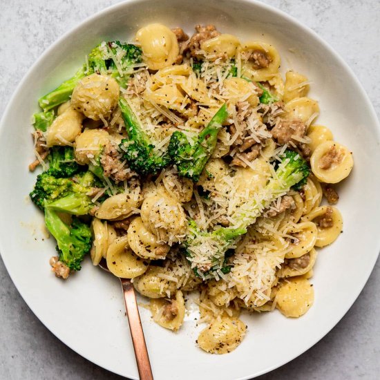 Spicy Sausage & Broccoli Pasta