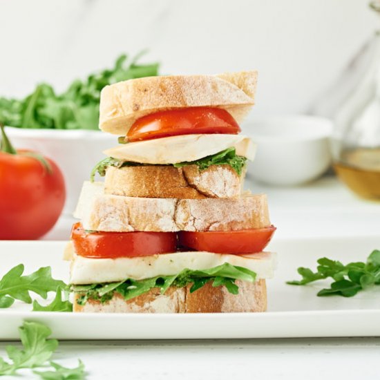 Vegan Caprese Sandwich