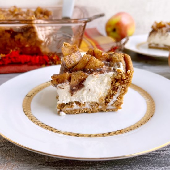 No Bake Apple Cheesecake Bars