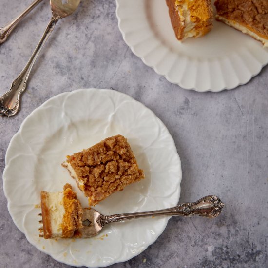 Pumpkin Cheesecake Bars