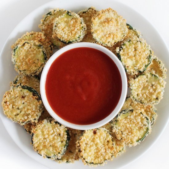 Air Fryer Zucchini Chips (GF/V)