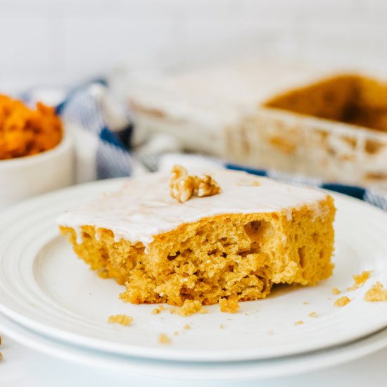 Pumpkin Honey Bun Cake