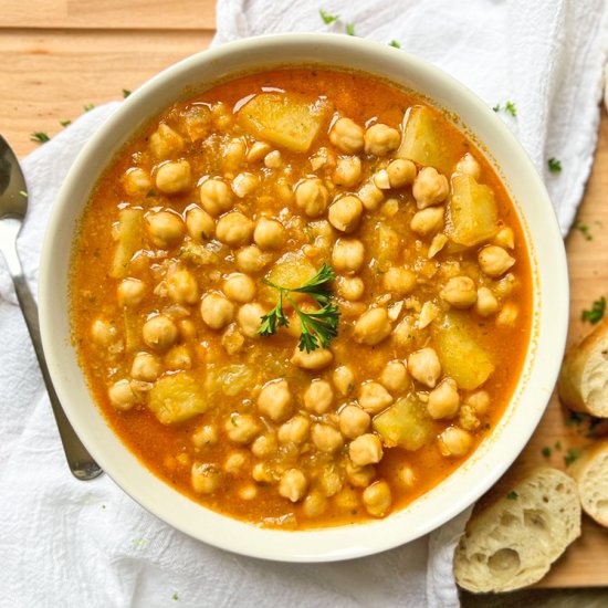 Spanish Chickpea & Potato Stew