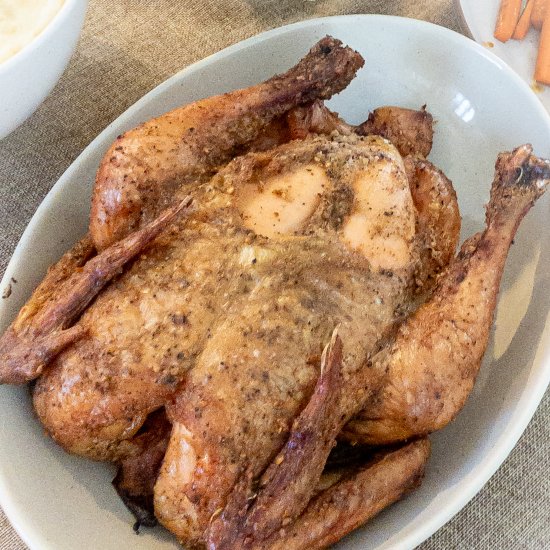 The Best Smoked Whole Chicken