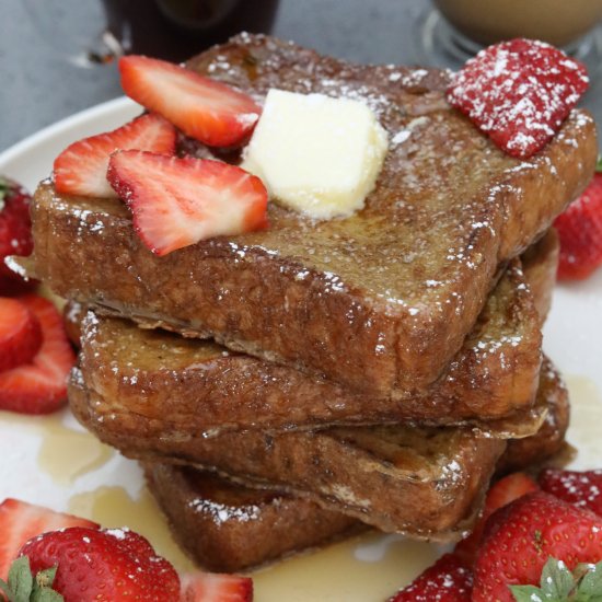 Bourbon and Espresso French Toast