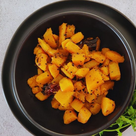 Kaddu Ki Sabzi | Pumpkin Stir Fry