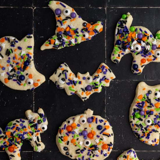 Easy Halloween Sugar Cookies