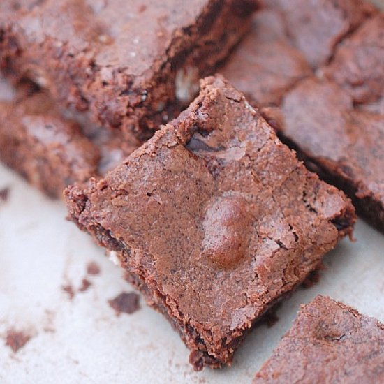 Fudgy mint brownies