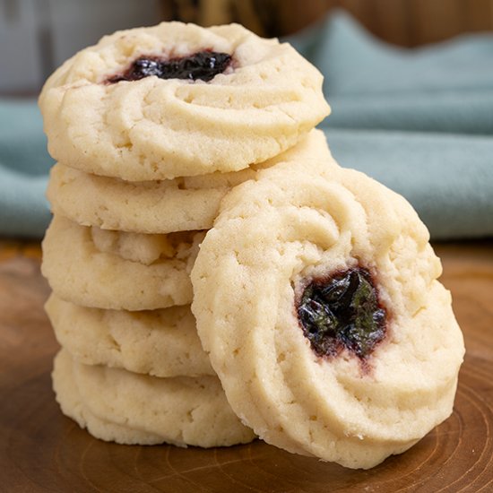 Shortbread Cookies with Jam