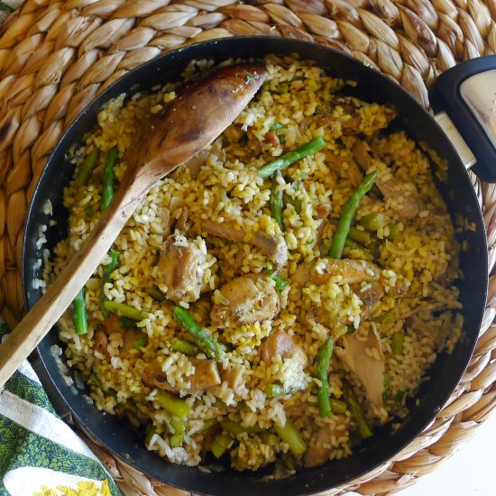 Rice in Cazuela with Rabbit