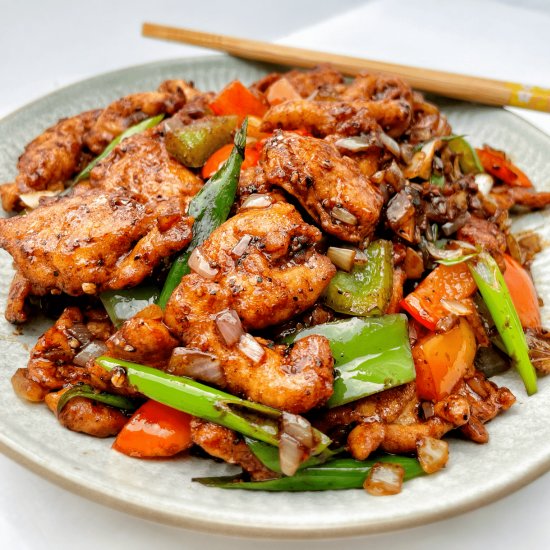 The Best Chinese Pepper Chicken