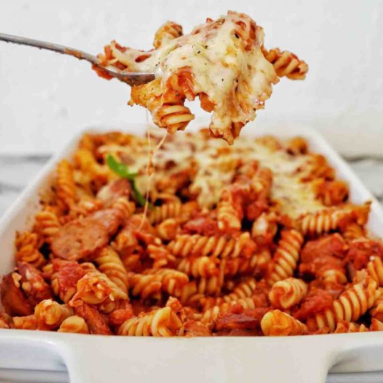 Chorizo Pasta Bake