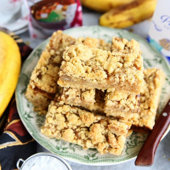 Miso Banana Oat Bars