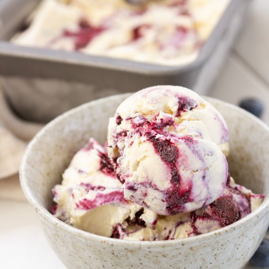 Blueberry Ice Cream