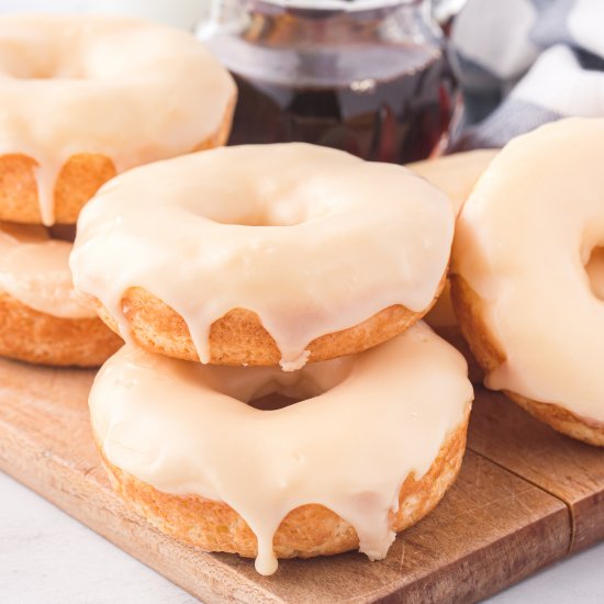 Glazed Maple Donuts