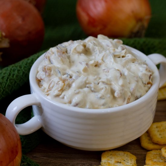 Caramelized onion dip