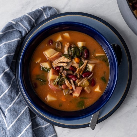 Vegan Jackfruit Brisket Stew