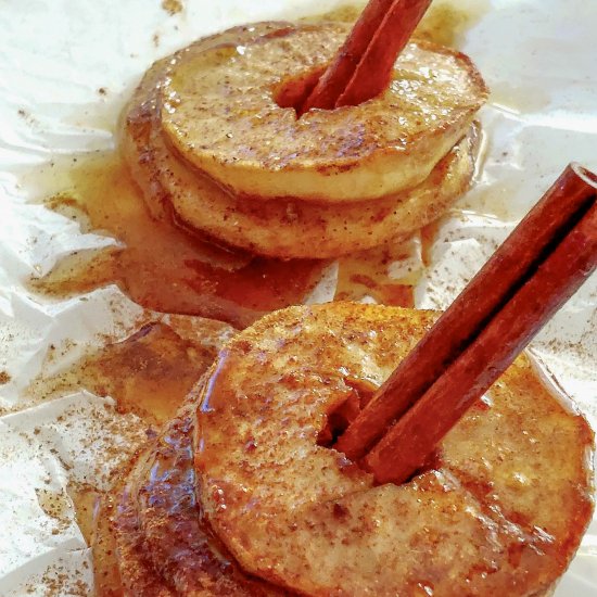 Baked Caramelized Apple Slices