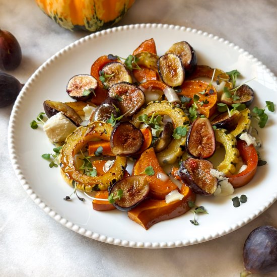 Maple Roasted Squash and Figs