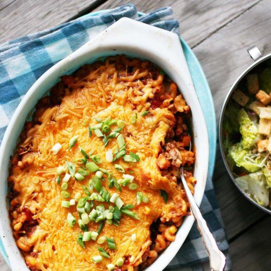 Simple Hamburger Hotdish