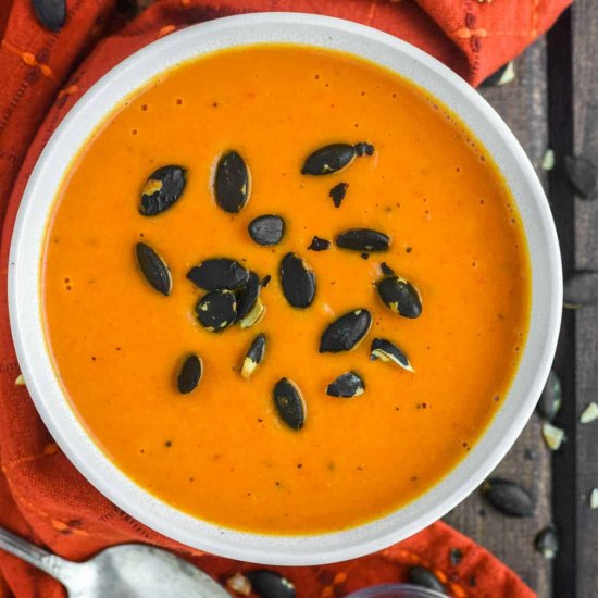 Butternut Squash & Red Pepper Soup