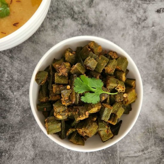 Bhindi Fry | Indian Okra Stir Fry