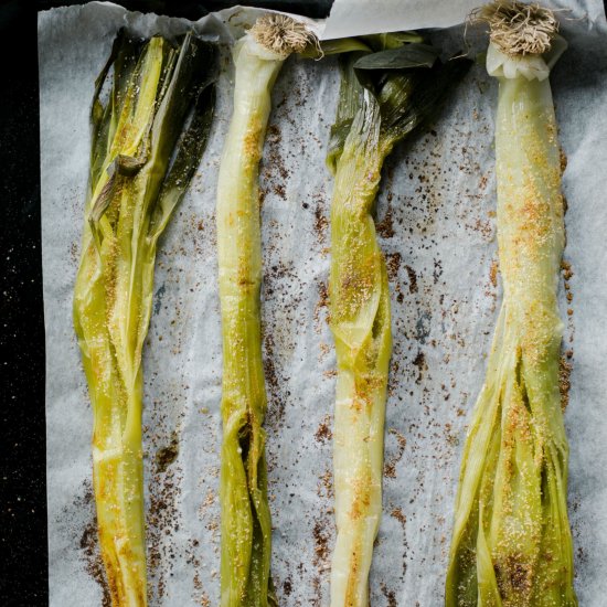 Oven Roasted Leek Recipe