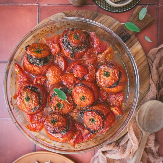 Stuffed Tomatoes with minced Beef