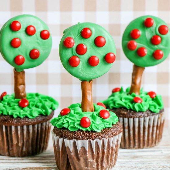 Apple Tree Cupcakes