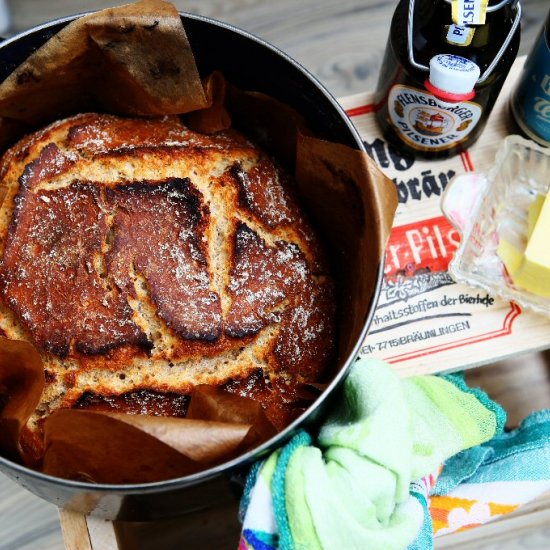 Wholegrain Quick Beer Bread