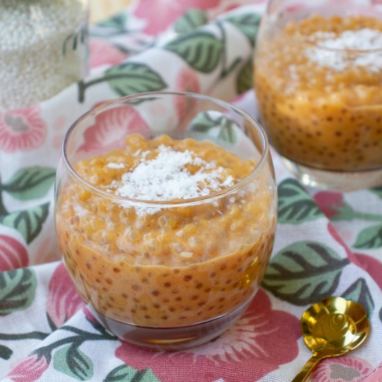 Pumpkin pudding