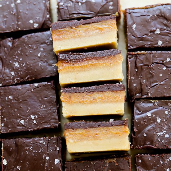 Pumpkin Millionaire’s Shortbread